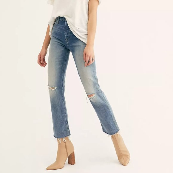 MOTHER Denim - MOTHER Tomcat Ankle Fray Jeans